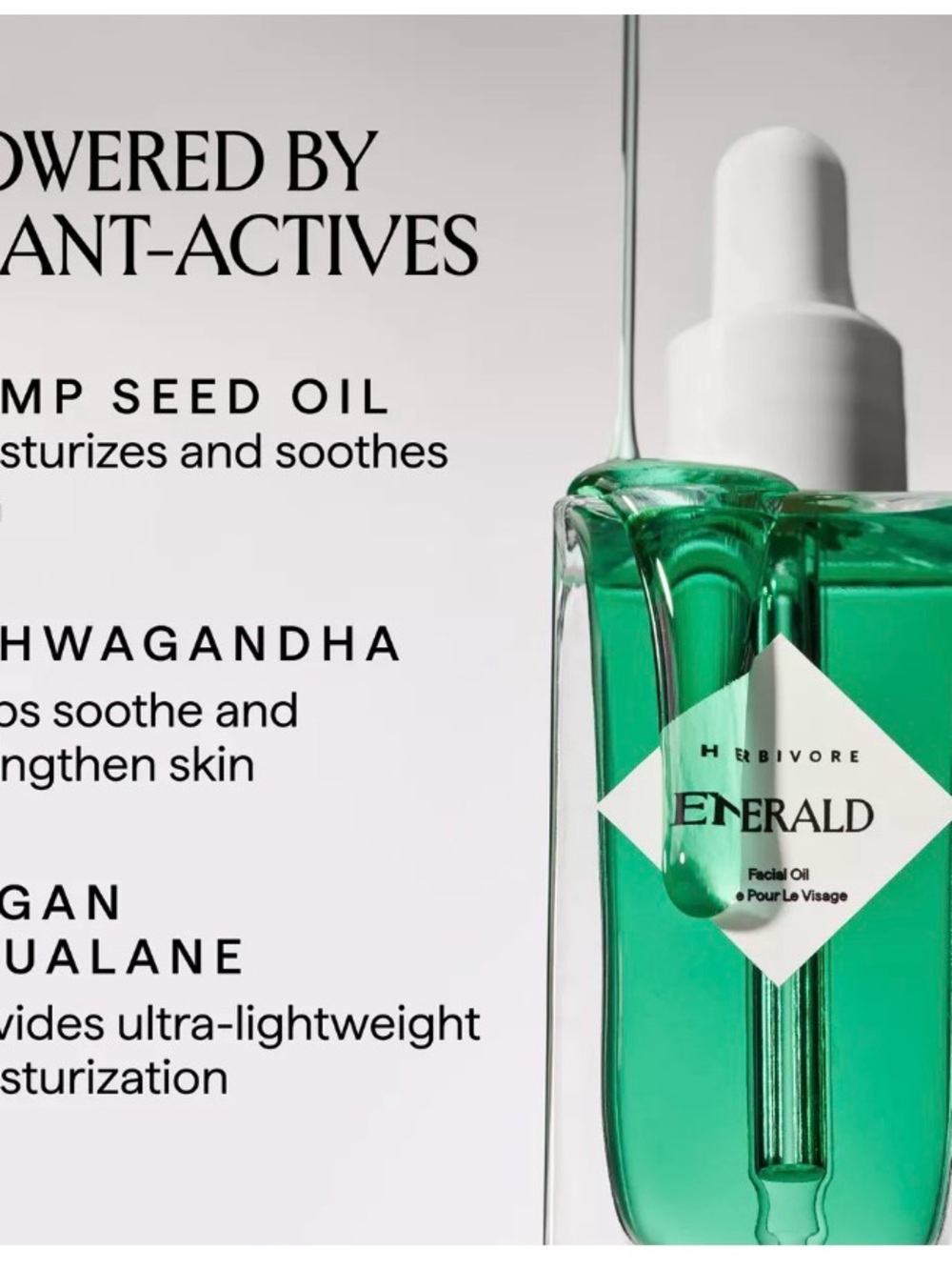 Herbivore Botanicals Emerald Calming Facial Oil — Pink Packaging - Picture 2 of 3